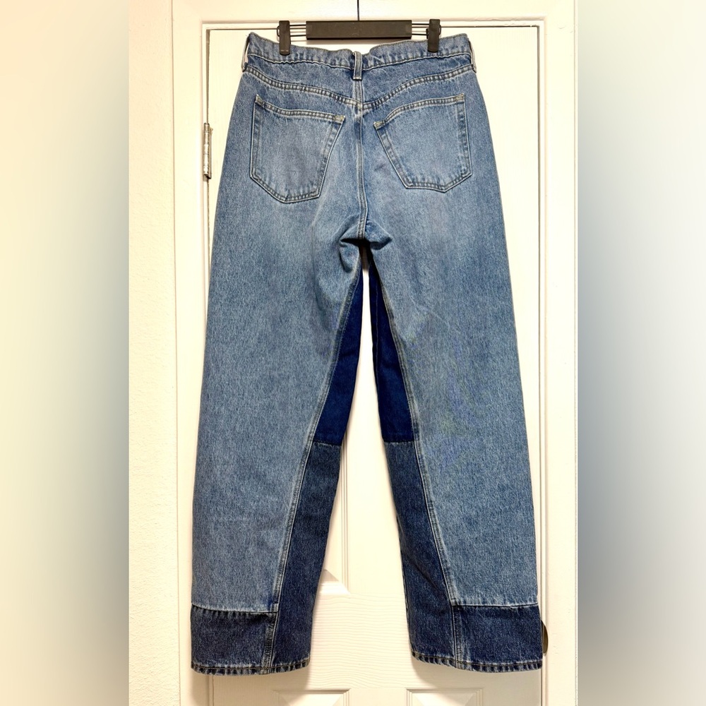 Universal Thread Blue Star Patch Boyfriend Jeans - image 5